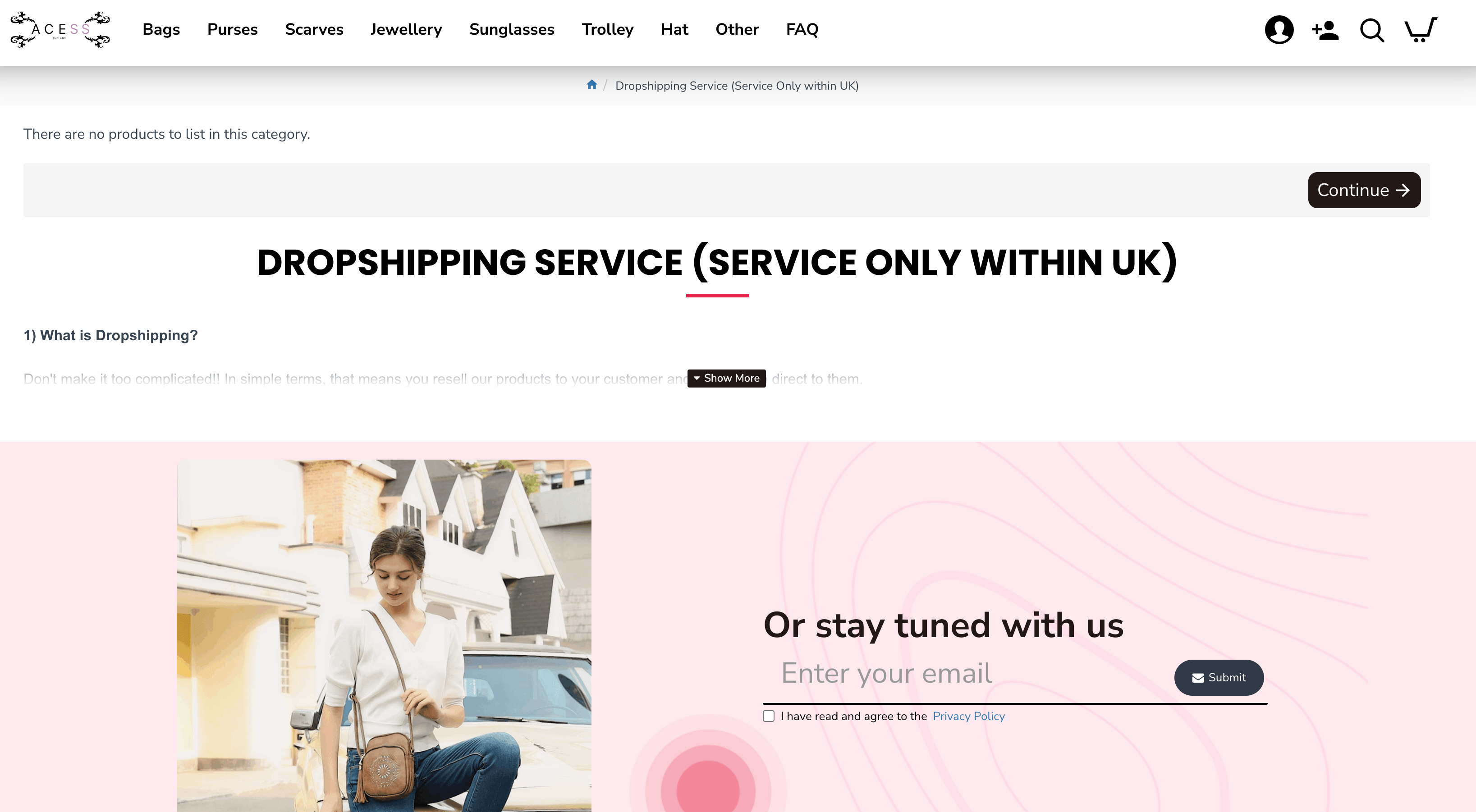 Acess UK dropshipping supplier