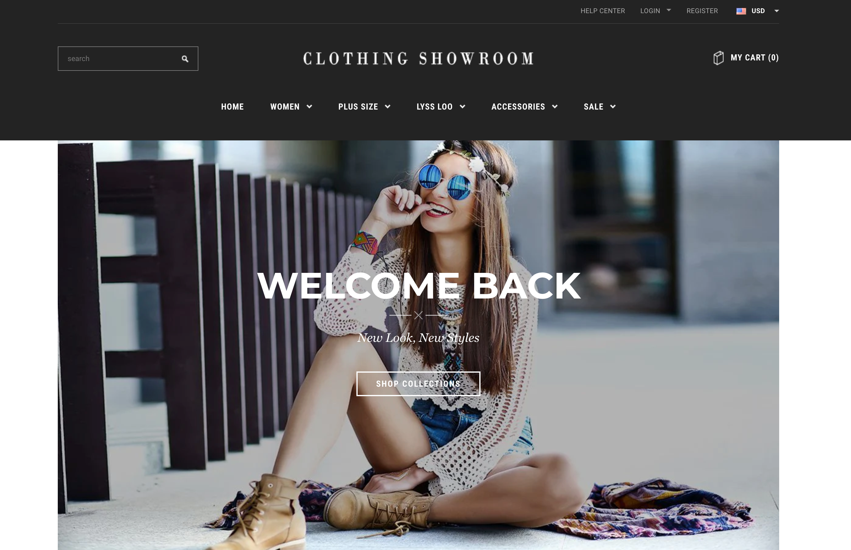 Clothing showroom - dropshipping