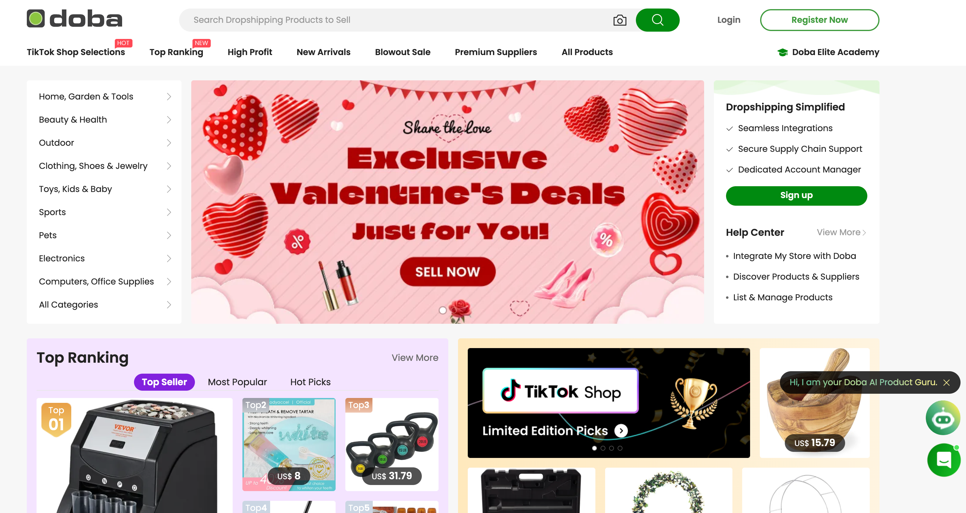 Doba.com - Modalyst best dropshipping suppliers